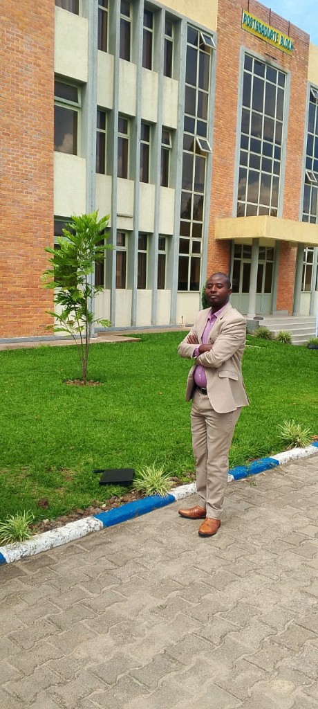 Me Habanabakize Daniel at the ILPD Postgraduate Block